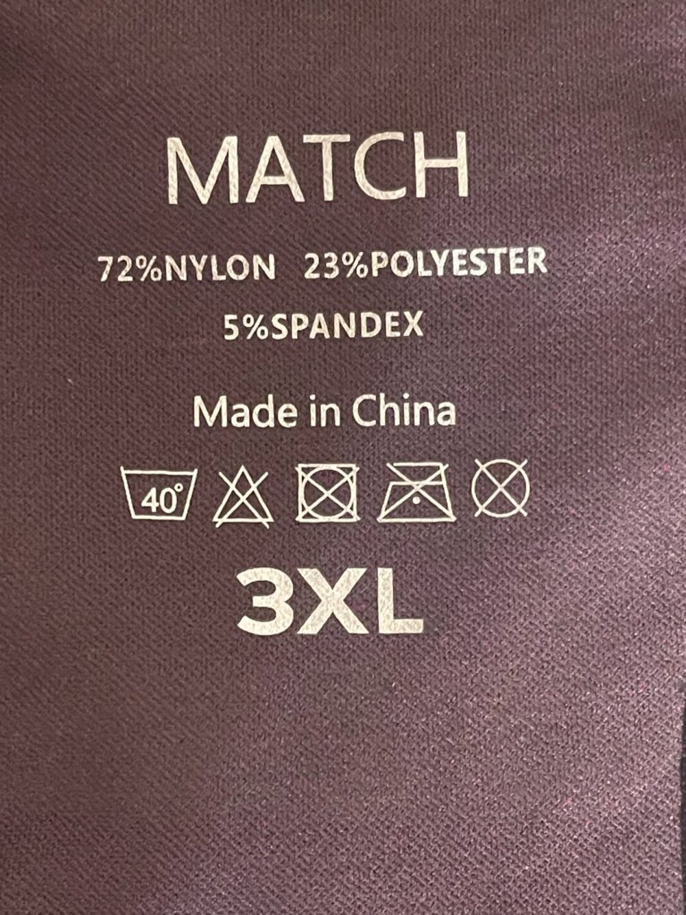 MATCH Racerback Sports Bra 3X - Picture 4 of 6
